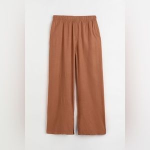 H&M Brown Linen Blend Pants (NWT)